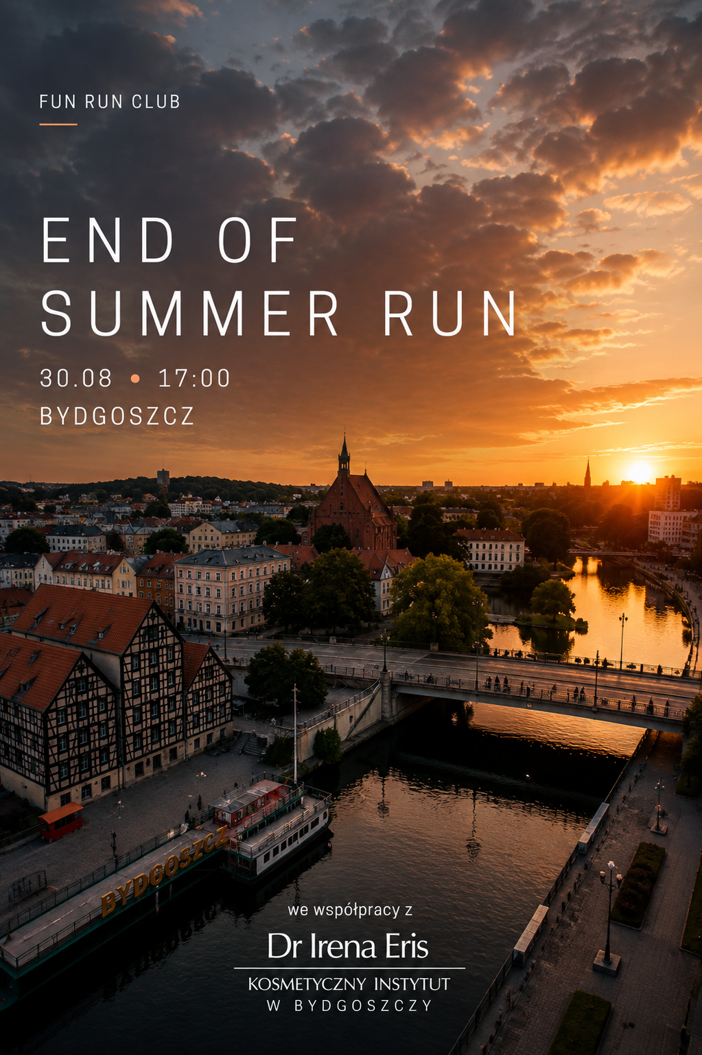 Plakat End of Summer Run — 30.08 o 17:00 w Bydgoszczy